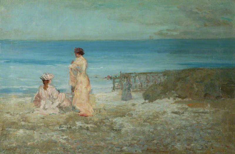 Sulla spiaggia, Swanage - Charles Conder