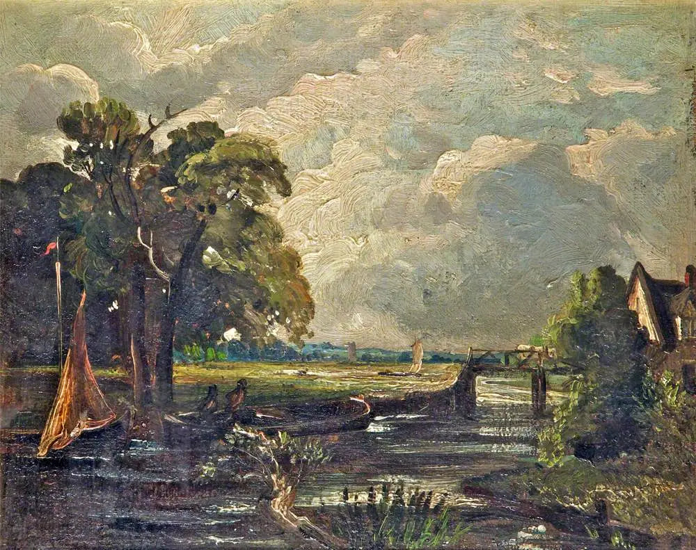 Sur la Stour - John Constable - Alpha Reproduction