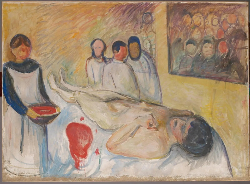 Sul tavolo operatorio - Edvard Munch