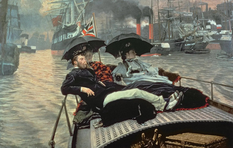 Sulla Tamigi - James Tissot