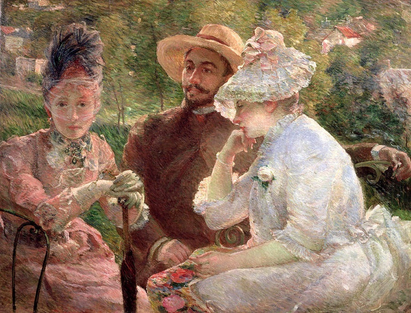 Sulla terrazza a Sèvres - Marie Bracquemond