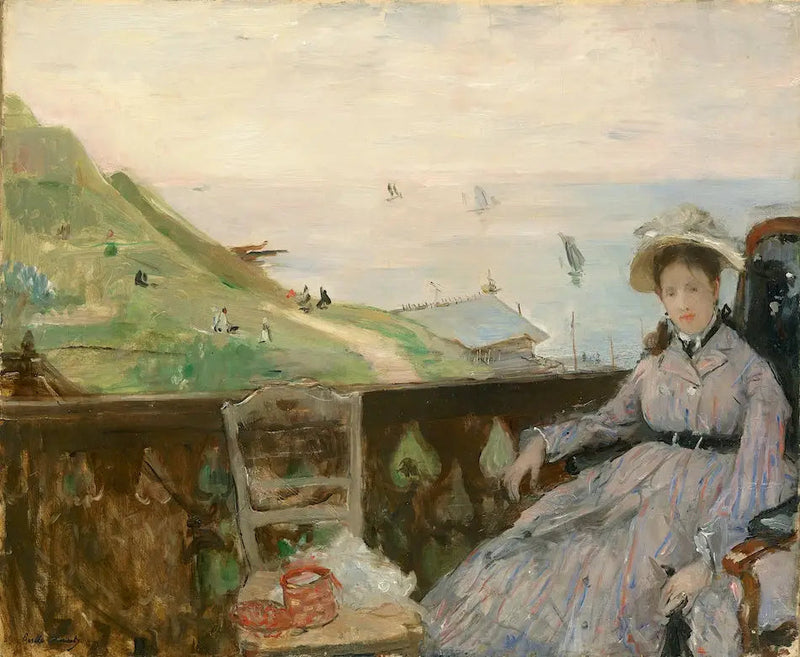 Sulla terrazza - Berthe Morisot