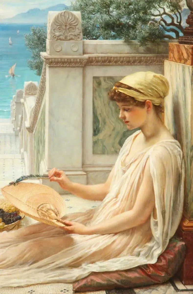 Sulla terrazza - Edward Poynter