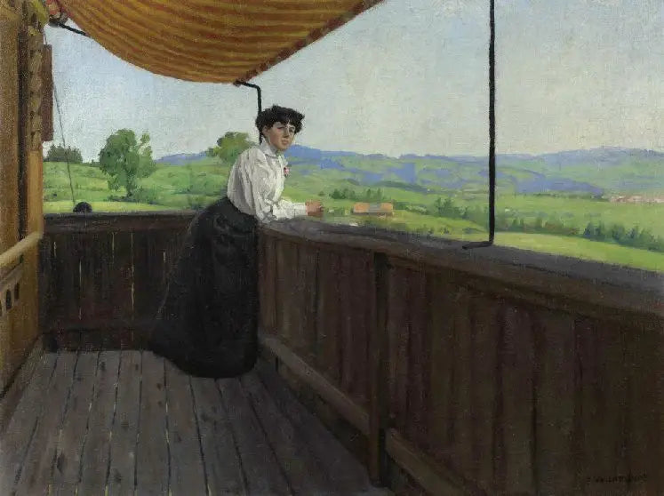 Sul balcone - Félix Vallotton