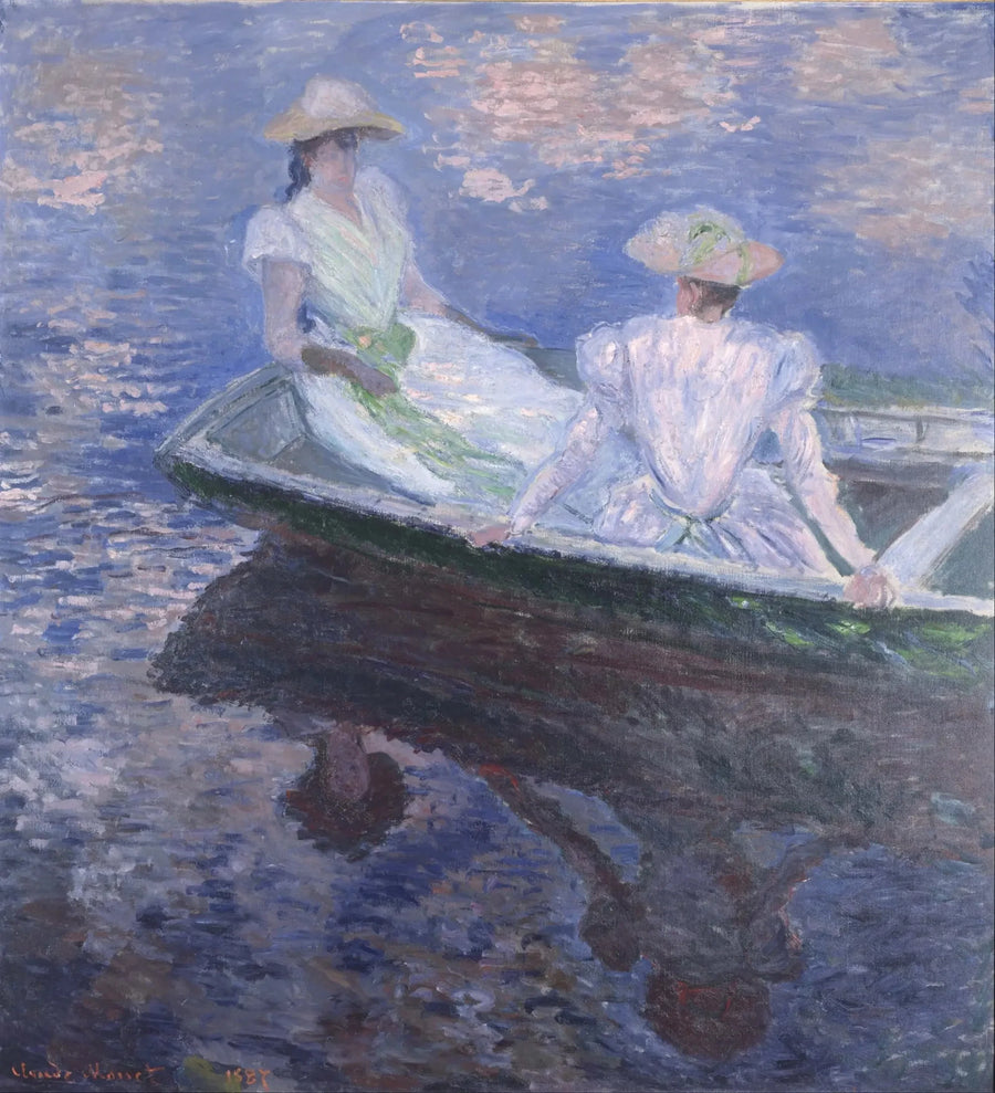 Sulla barca W1152 - Claude Monet
