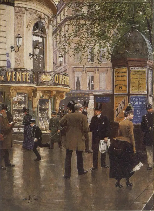 Sul boulevard - Jean Béraud