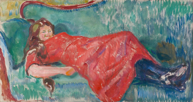 Sul divano - Edvard Munch