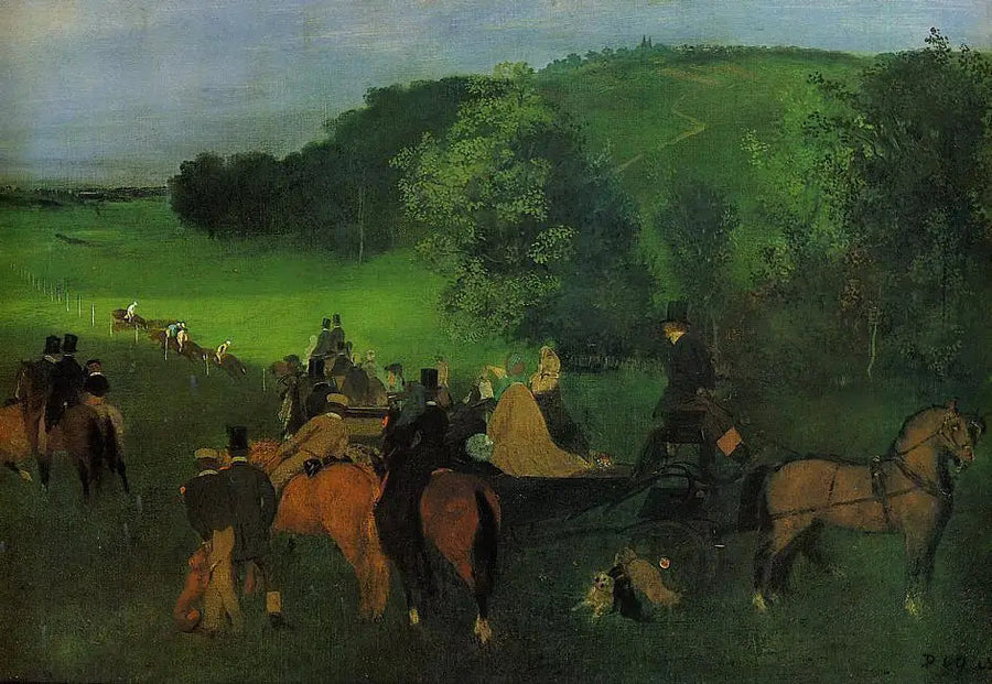 Sul campo di corsa - Edgar Degas