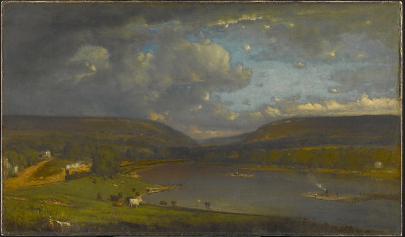 Sul fiume Delaware - George Inness