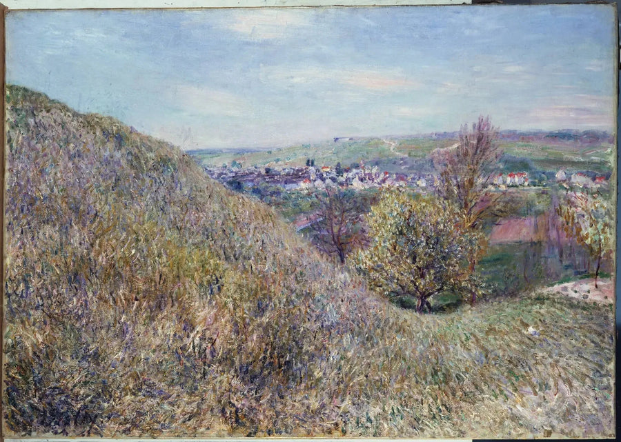 Sulle colline di Moret in primavera - Mattina - Alfred Sisley