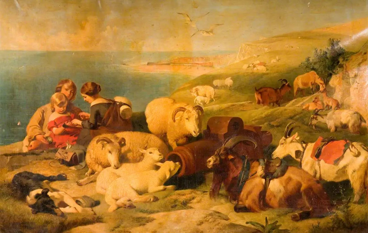 Sur les Downs - Edwin Henry Landseer - Alpha Reproduction