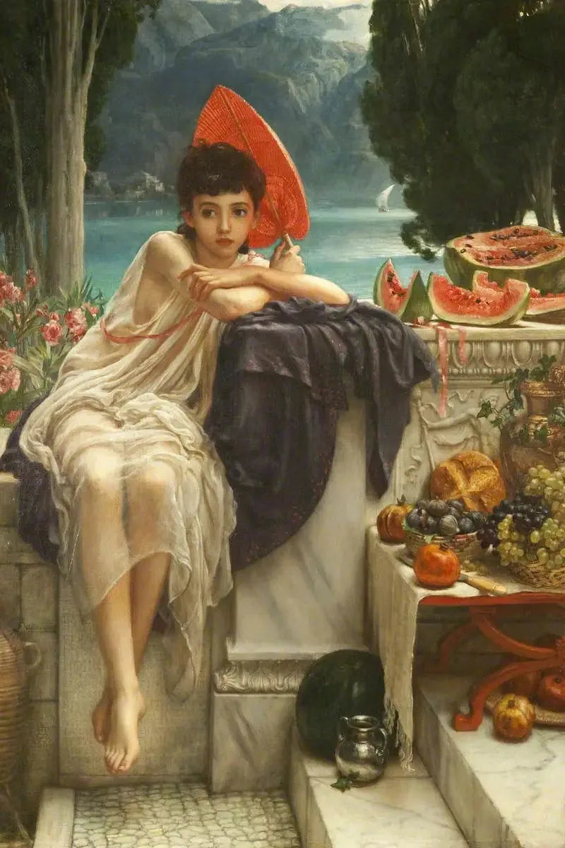 Sulle scale del tempio - Edward Poynter