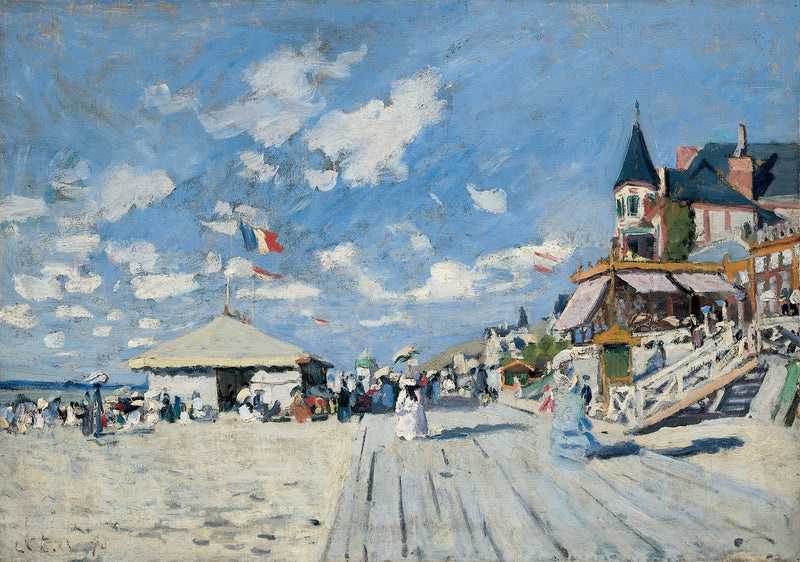 Sulle tappe di Trouville W157a - Claude Monet