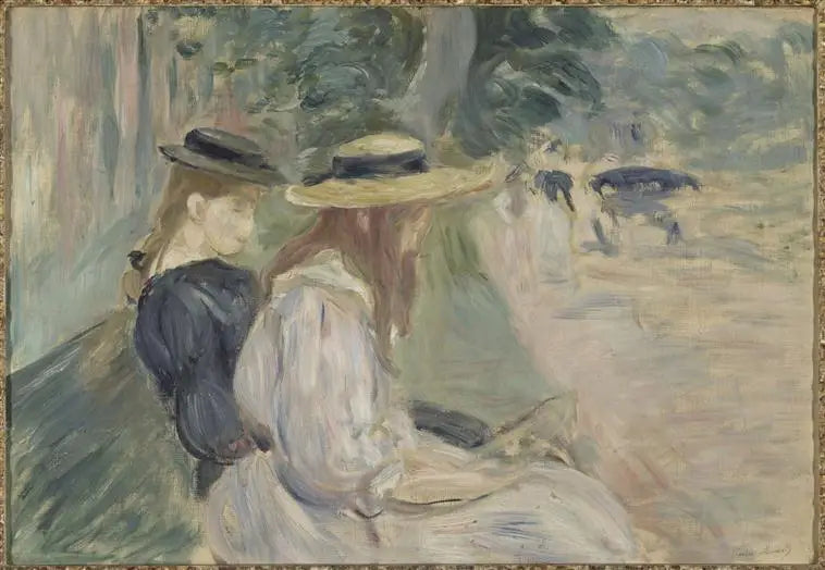 Su una panchina al Bois de Boulogne - Berthe Morisot