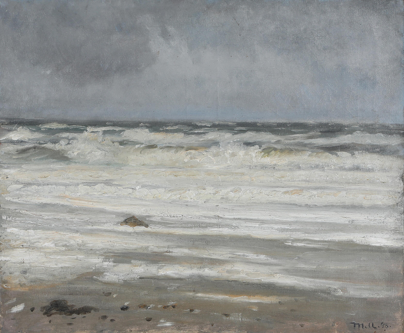 Surf (1898). -Michael Peter Ancher