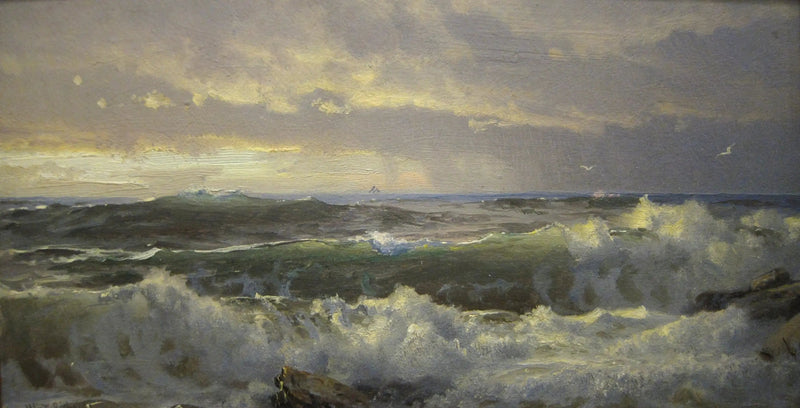 Surf sulle rocce - William Trost Richards
