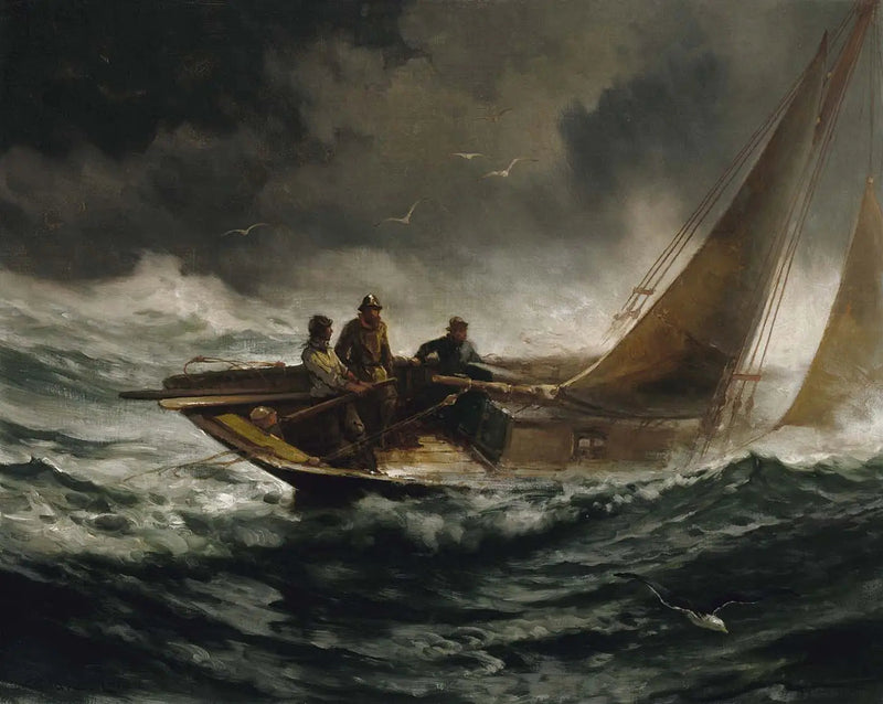 Superare una tempesta - Edward Moran