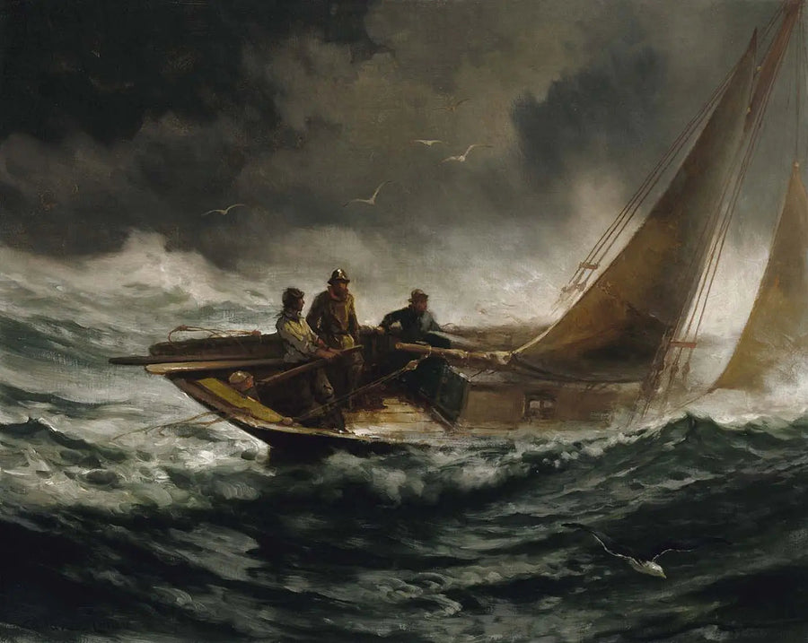Superare una tempesta - Edward Moran