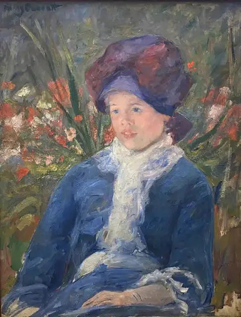 Susan seduta in un giardino - Mary Cassatt