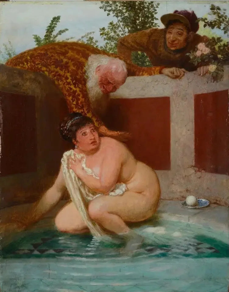 Susanna e i due anziani - Arnold Böcklin