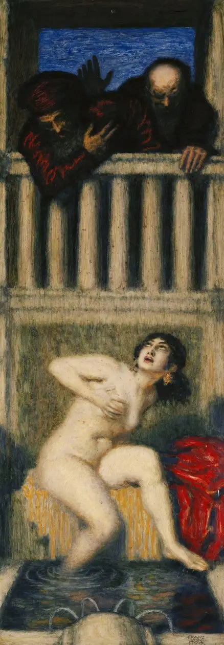 Suzanne e i due vecchi - Franz von Stuck