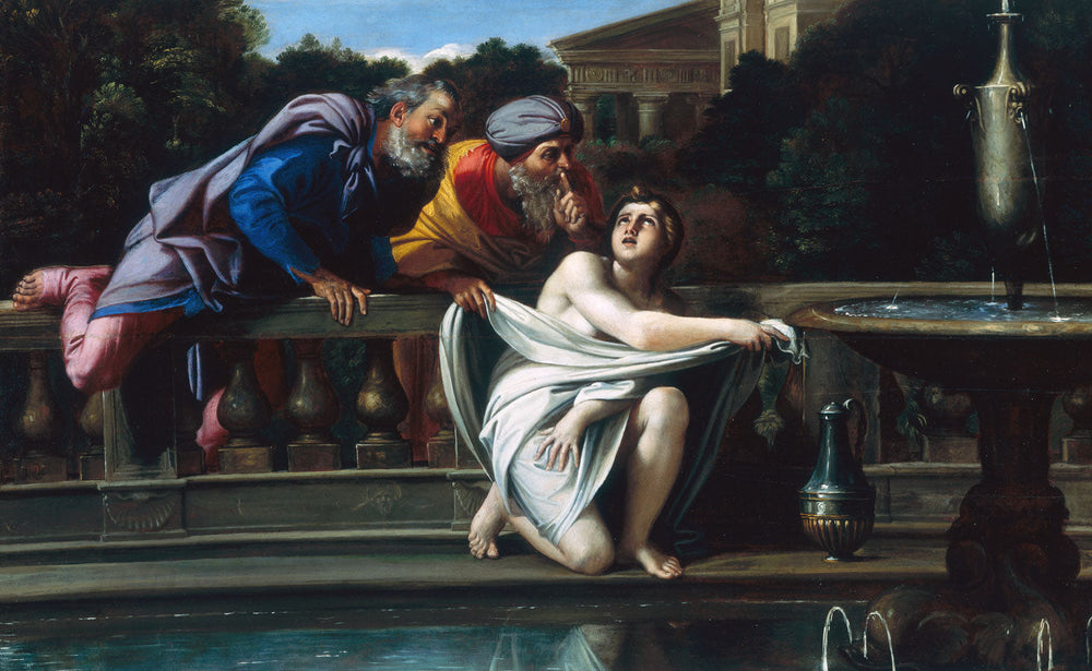 Suzanne et les vieillards - Annibale Carracci - Alpha Reproduction
