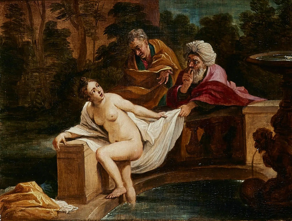 Suzanne et les vieillards - David Teniers le Jeune - Alpha Reproduction