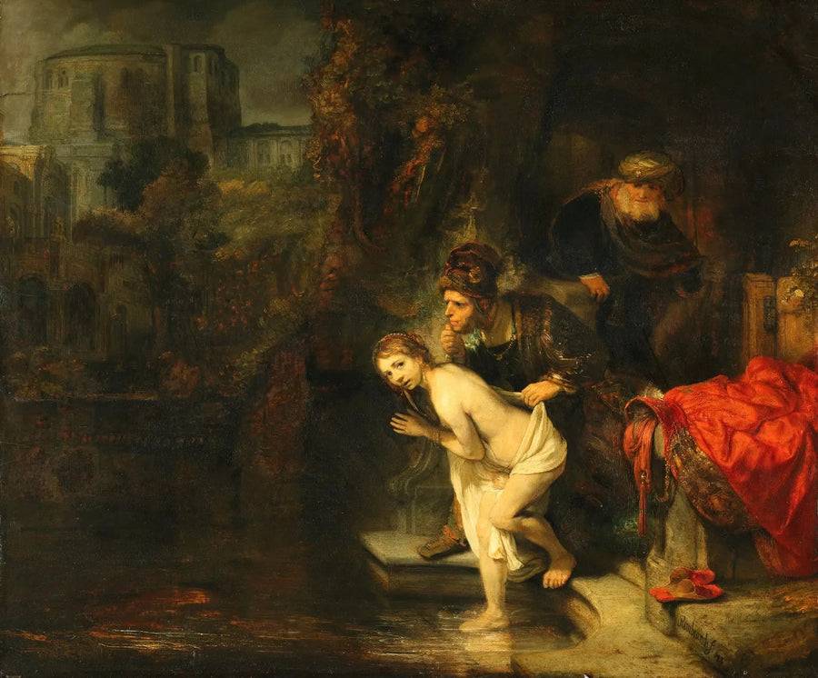 Suzanne et les Vieillards - Rembrandt image 1 copie de tableau peinte à la main