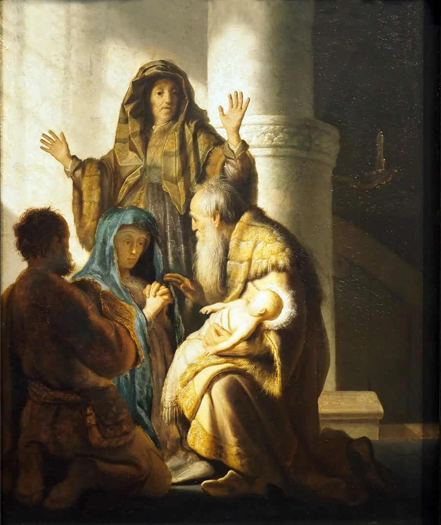 Simeone al tempio - Rembrandt