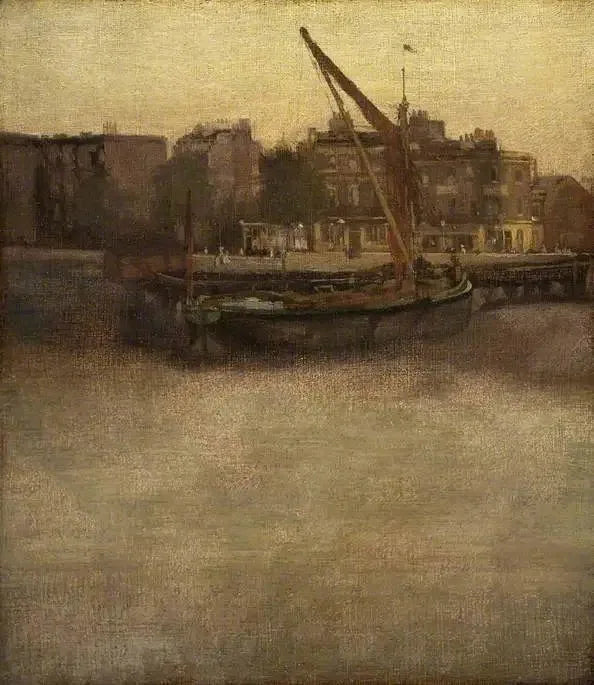 Sinfonia in grigio e marrone: Lindsey Row, Chelsea - James Abbott McNeill Whistler