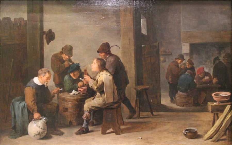 Tabagie (Les amusements des matelots) - David Teniers il Giovane