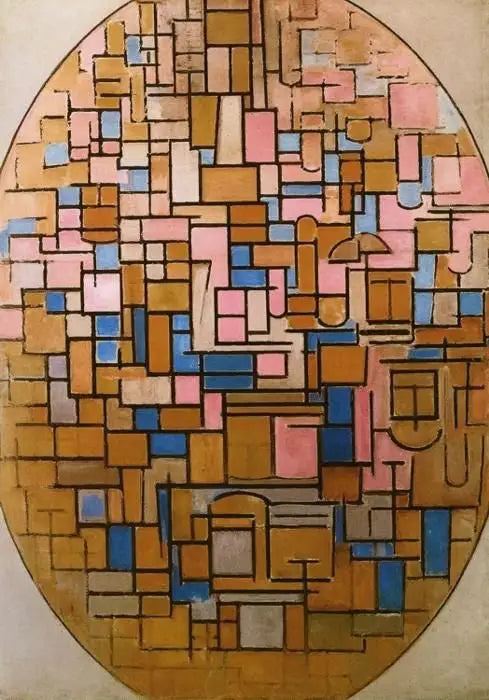 Quadro III: Composizione ovale - Piet Mondrian