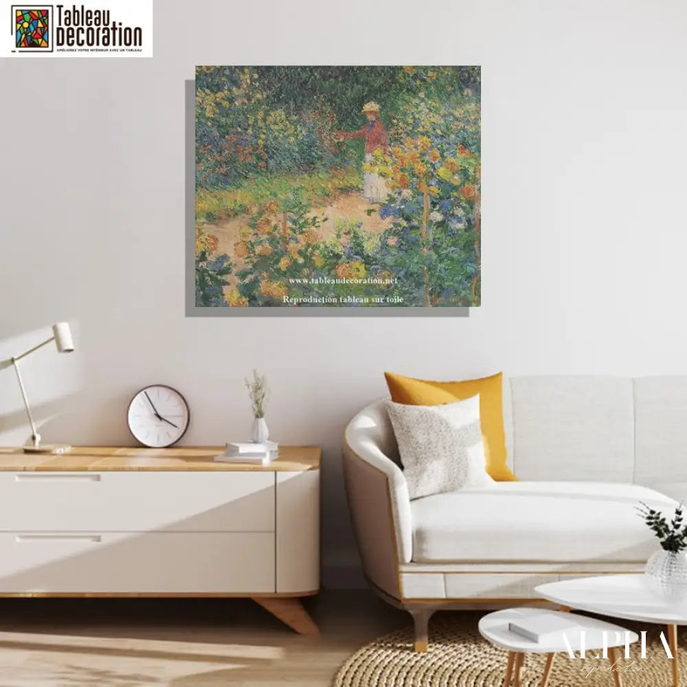 Tableau le jardin de Claude Monet - Reproductions de tableaux et peintures haut de gamme