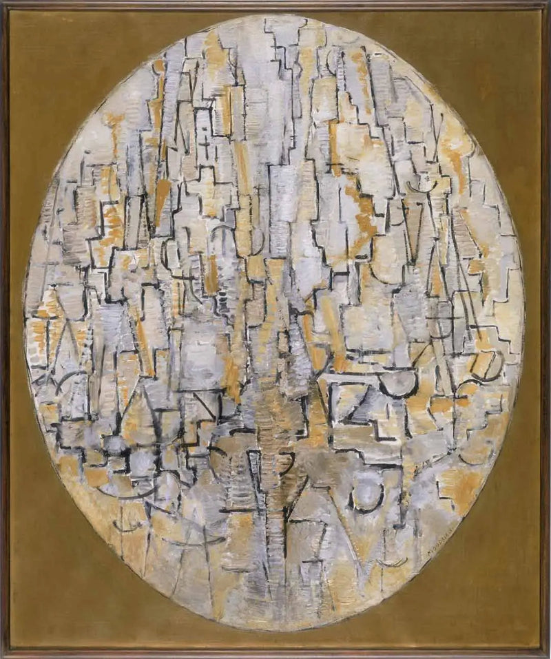 Quadro n° 3: Composizione in un ovale - Piet Mondrian