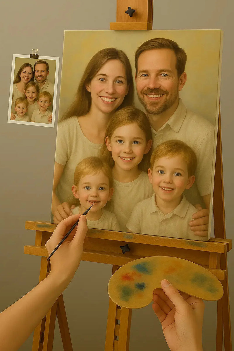 Quadro personalizzato famiglia