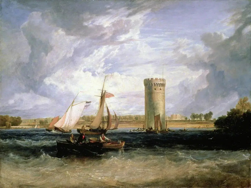 Tabley, Cheshire, la sede di Sir J. F. Leicester, Bt: Giorno ventoso - J. M. W. Turner