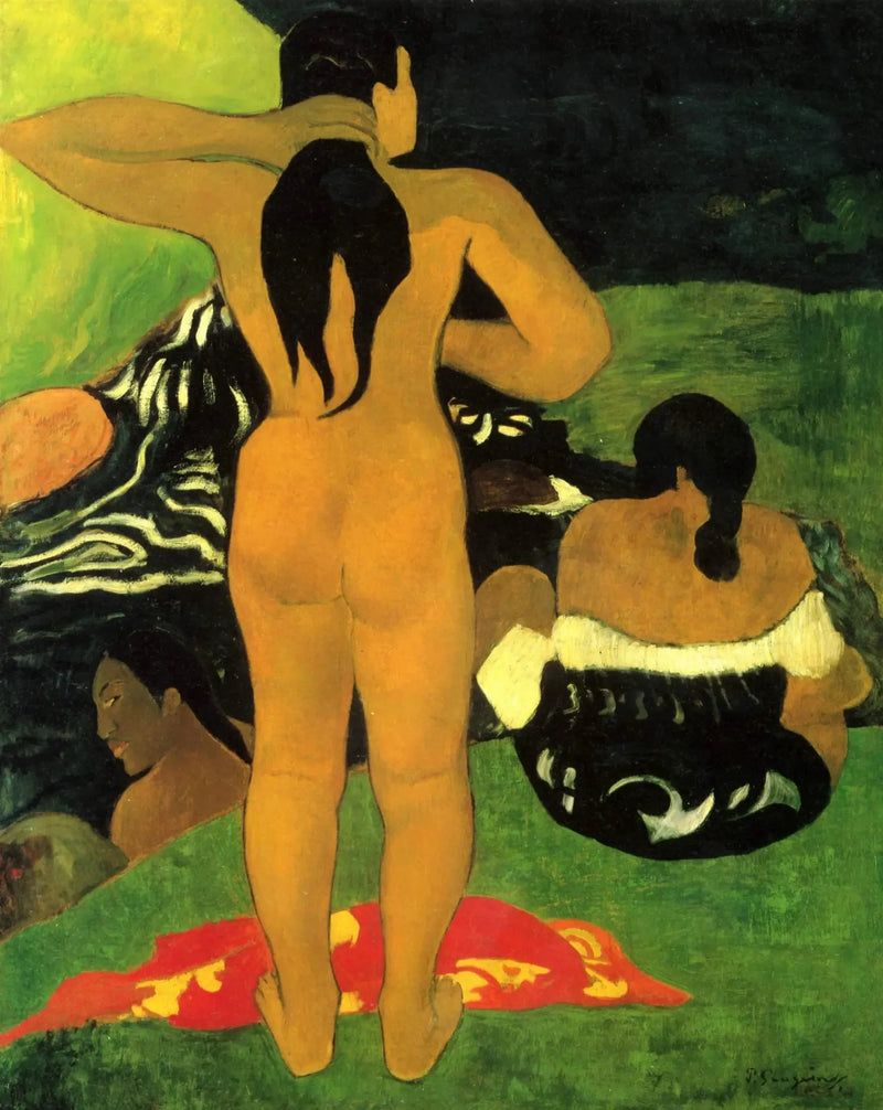 Tahitiane sulla spiaggia - Paul Gauguin