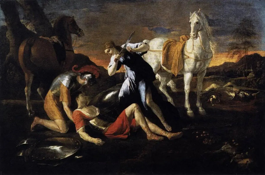 Tancrède e Erminia - Nicolas Poussin