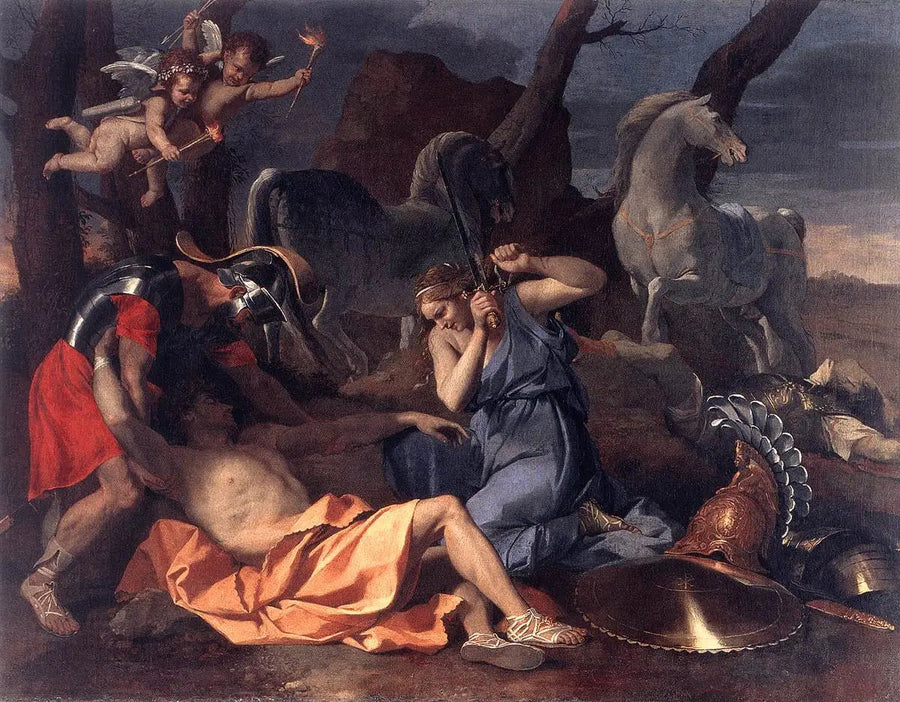 Tancrède e Erminia - Nicolas Poussin