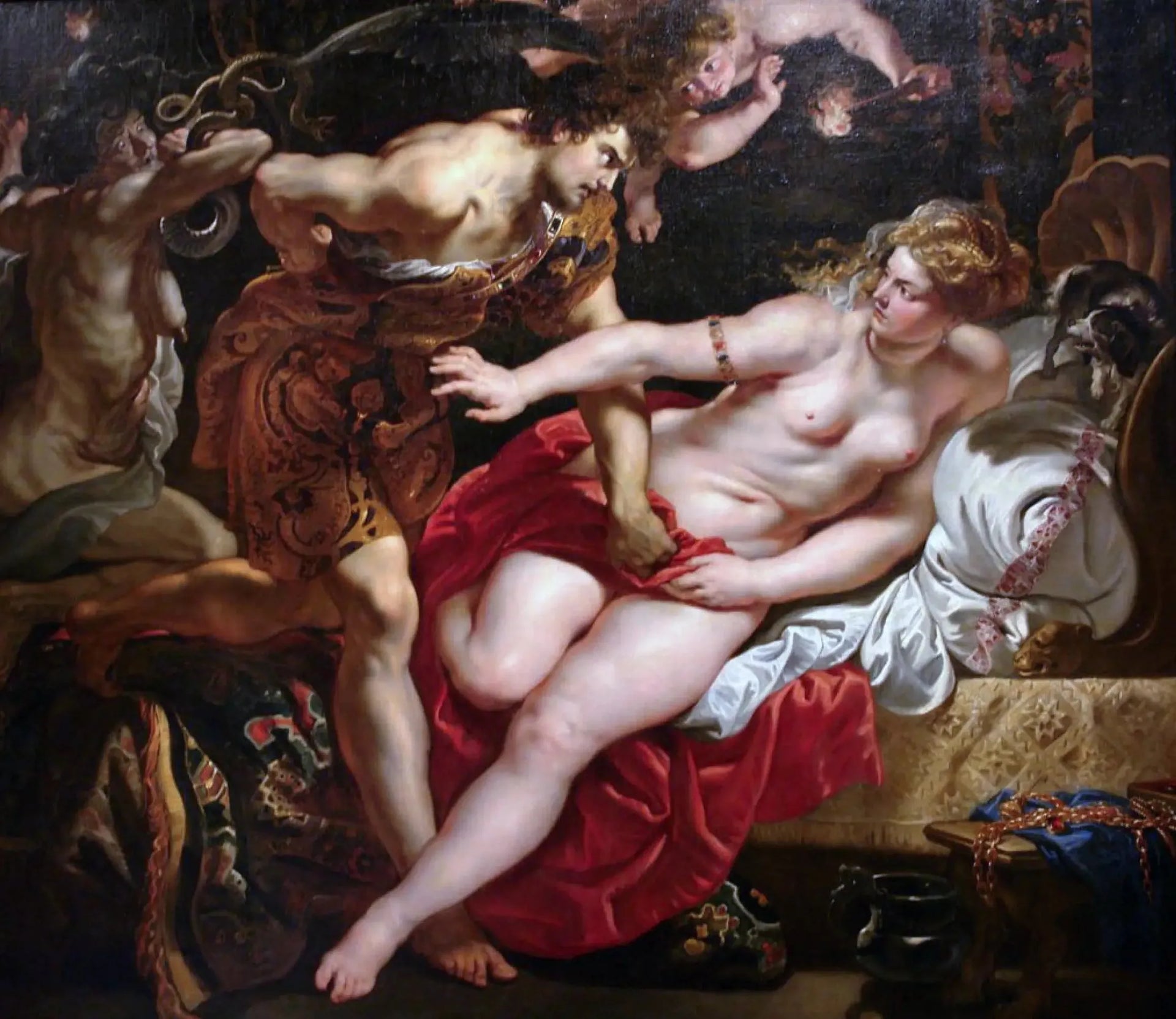 Tarquin et Lucrèce - Peter Paul Rubens image 1 copie peinte à la main à l’huile