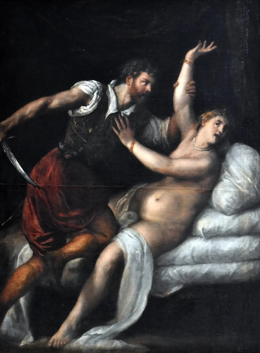 Tarquin e Lucrezia - Titian