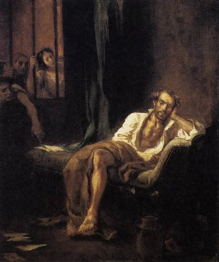 Tazza all'ospedale di St Anne Ferrara - Eugène Delacroix