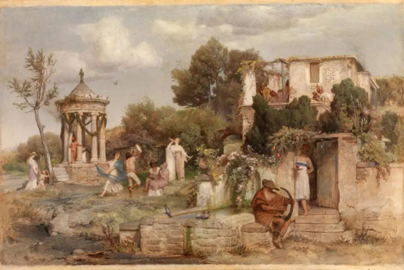 taverna a vino romana - Arnold Böcklin