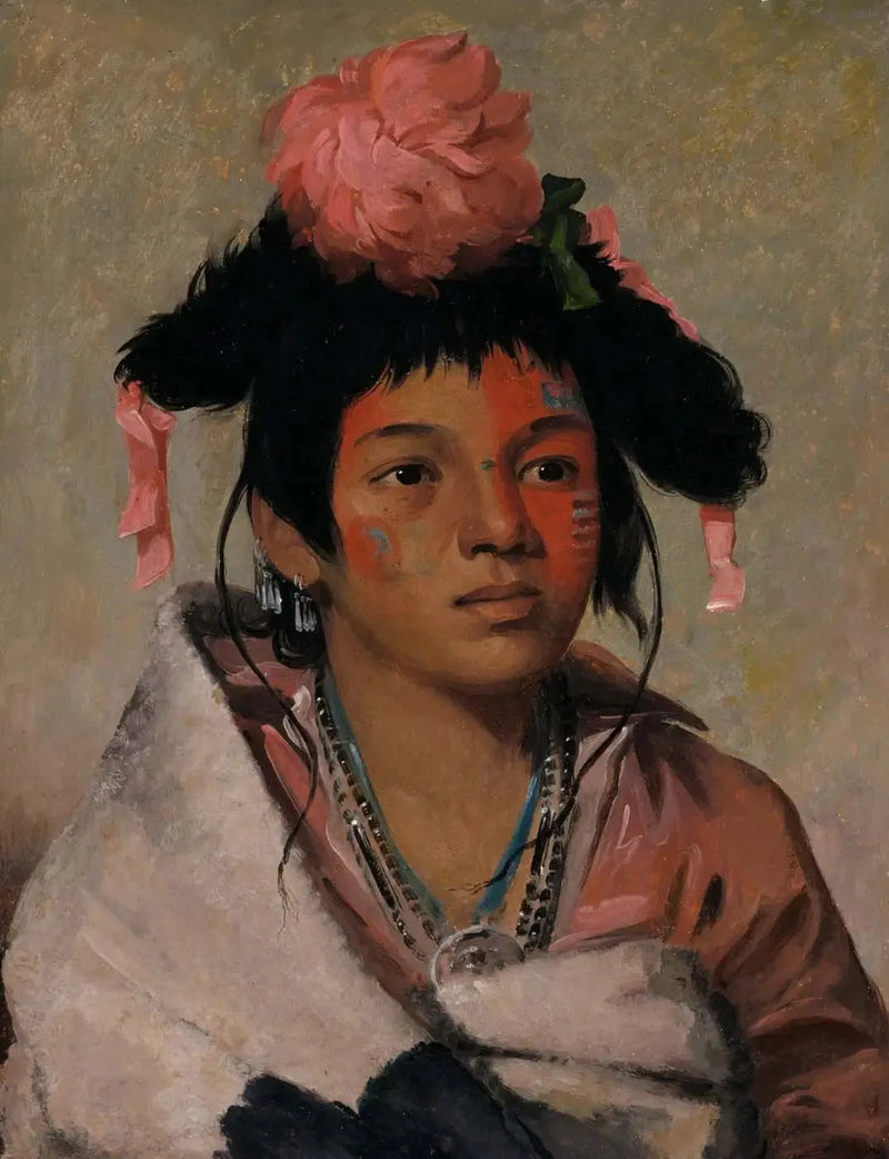 Tcha-káuk-o-ko-máaugh, grande capo, un ragazzo - George Catlin