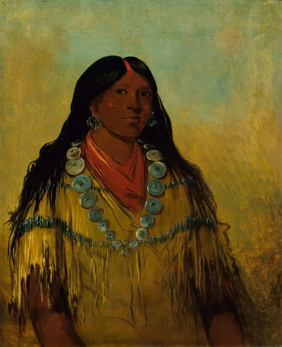 Tchow-ee-pút-o-kaw, une donna - George Catlin