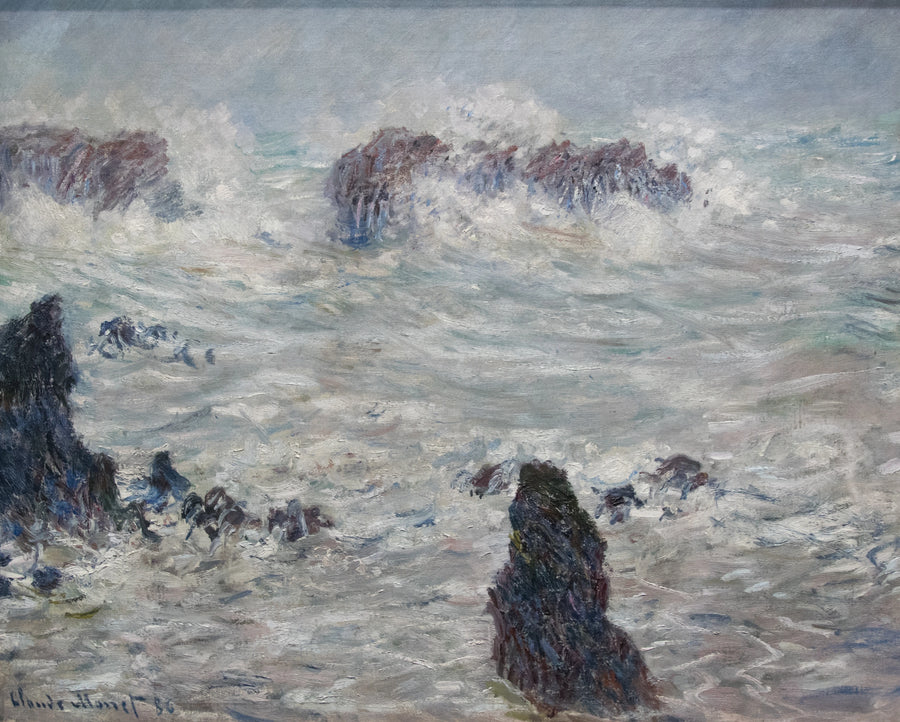 Tempesta, Costa di Belle-Île W1116 - Claude Monet