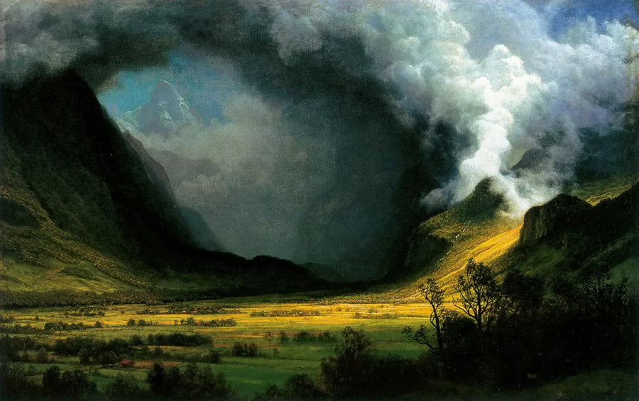 Tempesta nelle montagne - Albert Bierstadt