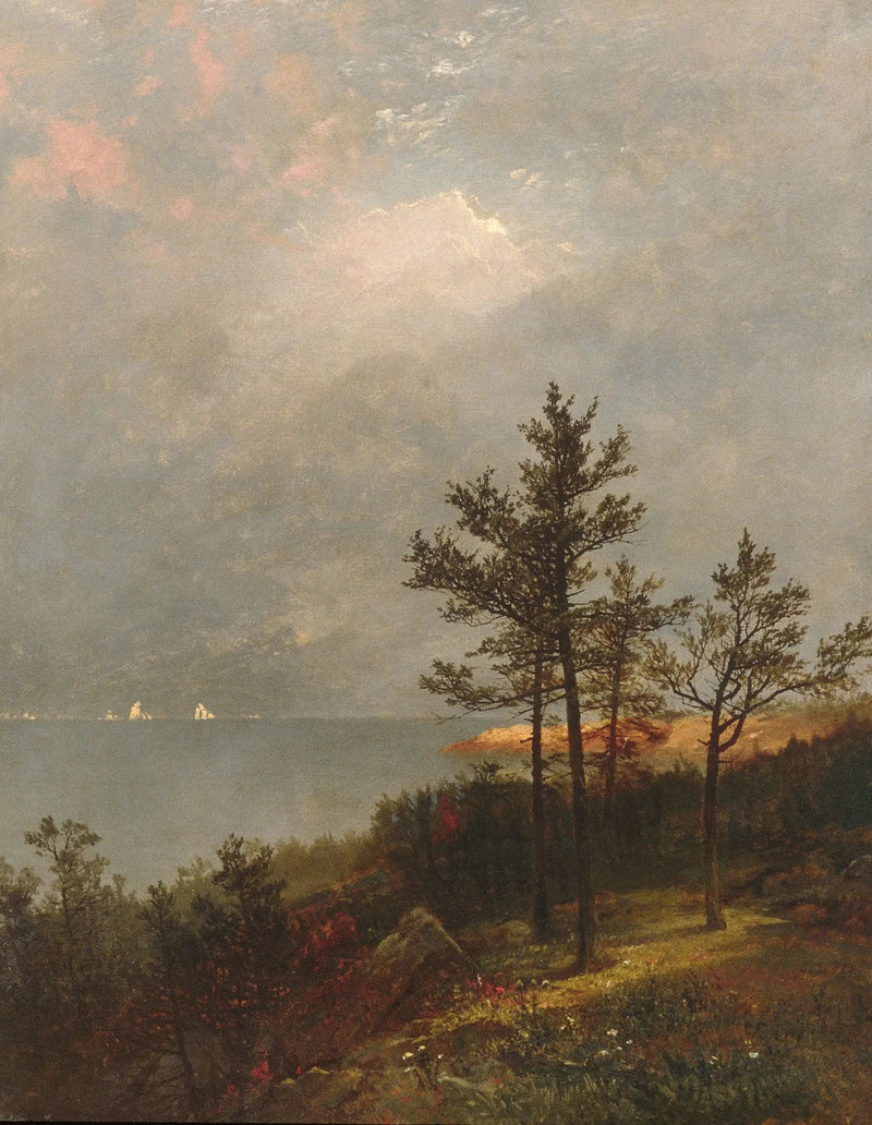 Tempesta imminente sullo stretto di Long Island - John Frederick Kensett