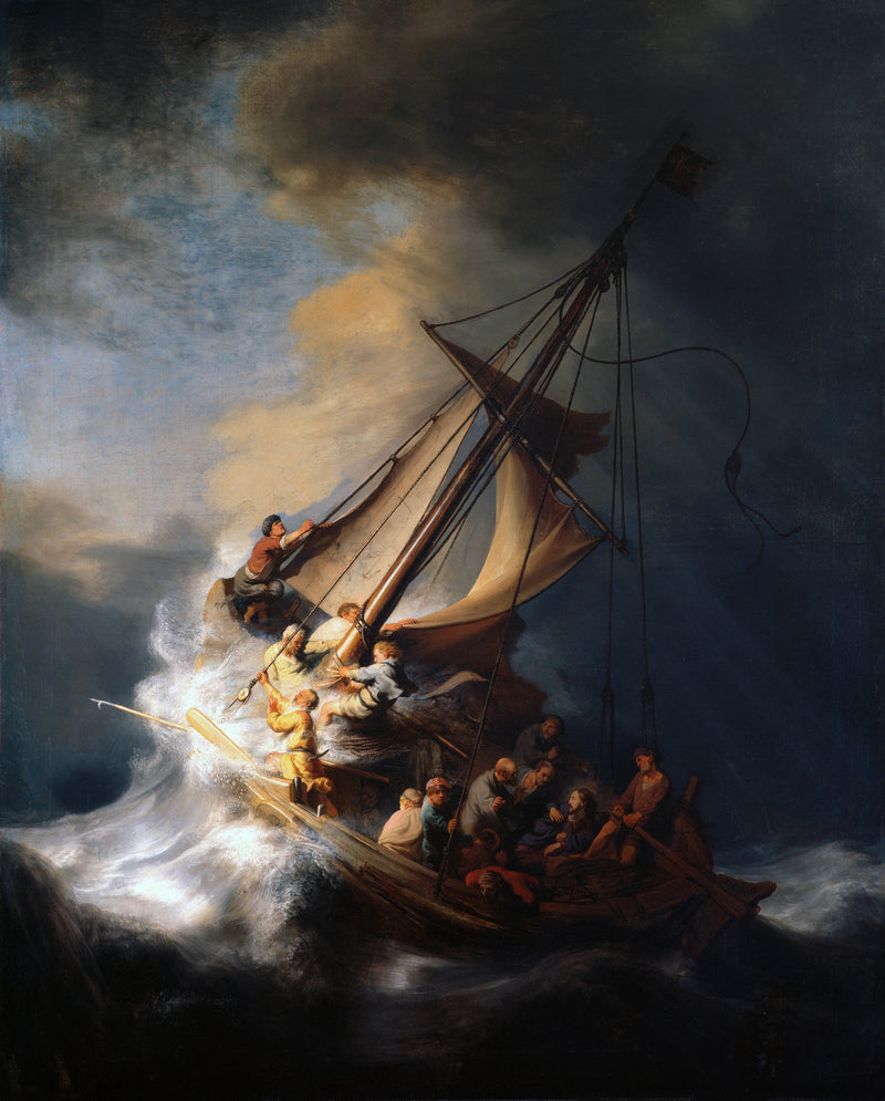 La Tempesta sul mare di Galilea - Rembrandt