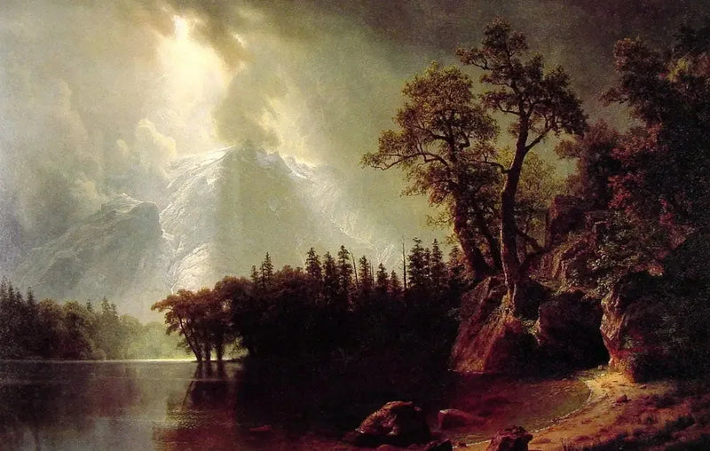 Tempesta passeggera sulla Sierra Nevada - Albert Bierstadt